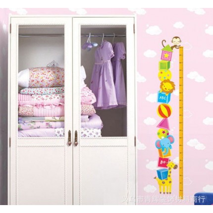 Интерьерная наклейка - ростомер Зоопарк