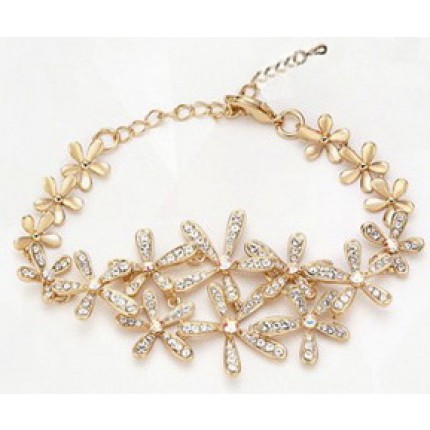 Браслет Flowers Crystal (ab76)