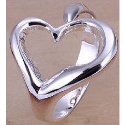 Кольцо Tiffany Размер 18 (TF20). Покрытие серебром 925
