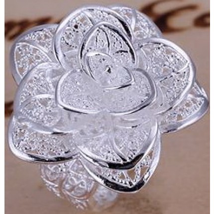 Кольцо Tiffany Все размеры (TF22). Покрытие серебром 925