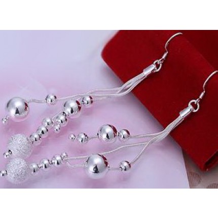 Серьги Tiffany (TF44). Покрытие серебром 925