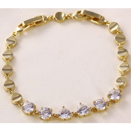 Браслет Gold Filled с цирконами (GF44)