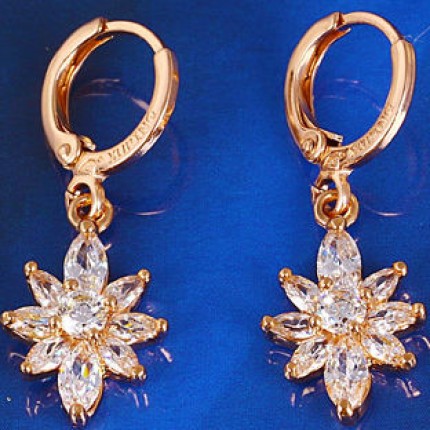 Серьги позолота Gold Filled (GF111)