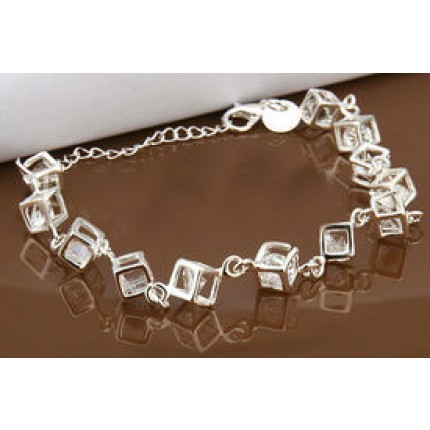 Браслет Tiffany (TF85). Покрытие серебром 925 