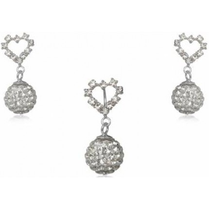 Набор TN307.Серебро 925 с кристаллами Swarovski
