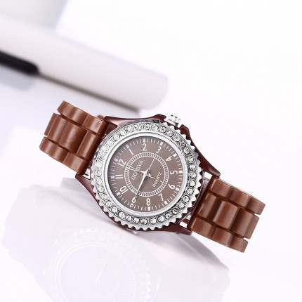 Часы женские GENEVA Luxury Женева Шоколад
