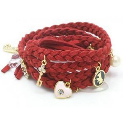 Браслет в стиле Juicy Couture, Red