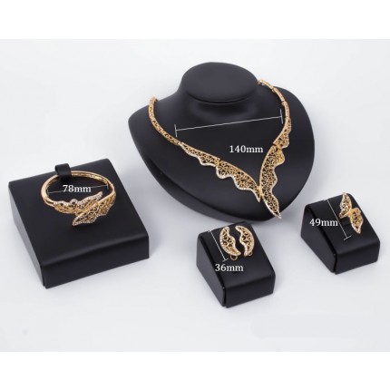 Набор бижутерии: колье, серьги, кольцо, браслет 61154048