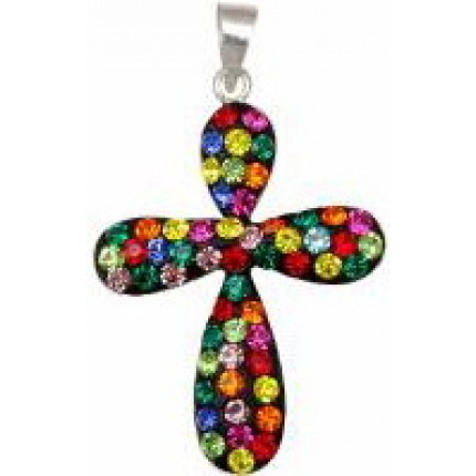 Кулон TN653. Серебро 925. Swarovski Crystals
