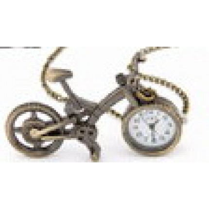 Бронзовая подвеска-часы Велосипед (tb382)