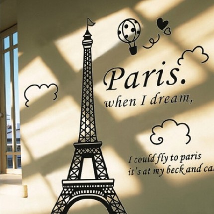 Интерьерная наклейка на стену Париж XY8145