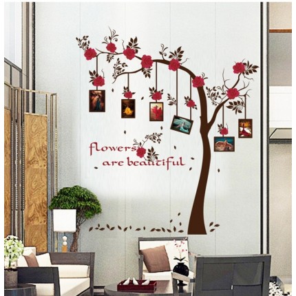 Интерьерная наклейка на стену Дерево с фото SK9086