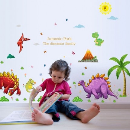 Детская интерьерная наклейка Планета Динозавров SK2013