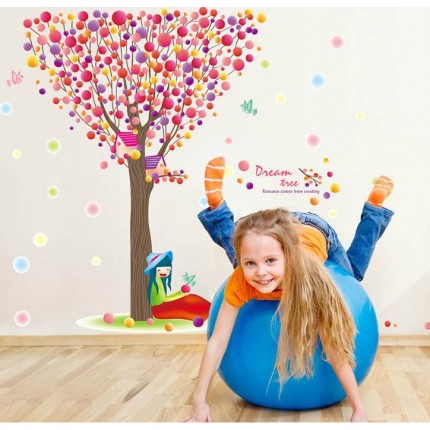Интерьерная наклейка на стену Детская - Дерево XL8156
