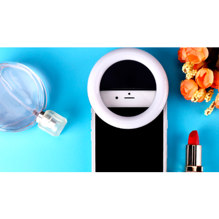 Selfie Ring Светодиодное кольцо для селфи RK-14 черное