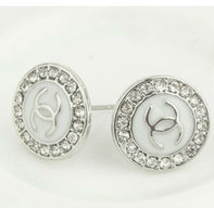 Серьги с камнями и эмалью Chanel tb779