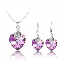 Серебряный набор с кристаллами Swarovski (SF35)