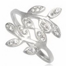 Серебряное кольцо TN951 с кристаллами Swarovski размер 17,18