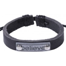 Кожаный браслет Believe (tb660)