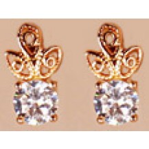 Серьги Gold Filled с цирконами (GF37)