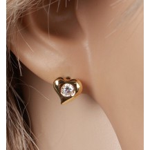 Серьги Gold Filled с цирконами (GF39)