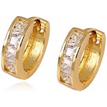 Серьги Gold Filled с цирконами (GF1)