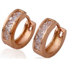 Серьги Gold Filled с цирконами (GF17)