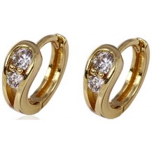 Серьги Gold Filled с цирконами (GF23)