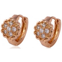 Серьги Gold Filled с цирконами (GF34)