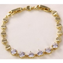 Браслет Gold Filled с цирконами (GF44)