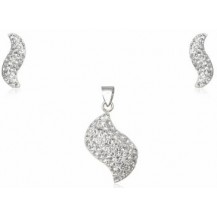 Набор TN341. Серебро 925. Swarovski Crystals