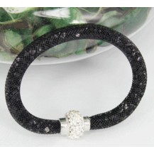 Браслет Swarovski Stardust (реплика) Звездная пыль черный