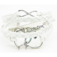Браслет 5в1 белый One Direction (tb936white)