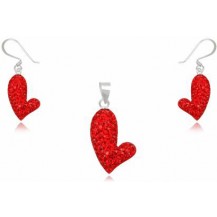 Набор TN438. Серебро 925. Swarovski Crystals