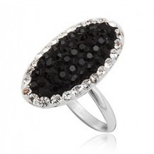 Кольцо TN623. Серебро 925. Swarovski crystals. Размер 16