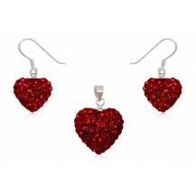 Набор TN725. Серебро 925. Swarovski Crystals