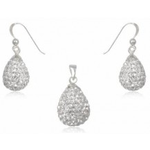 Набор TN727. Серебро 925. Swarovski Crystals