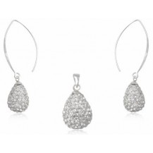 Набор TN728. Серебро 925. Swarovski Crystals