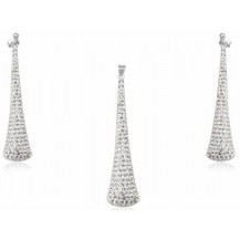 Набор TN729. Серебро 925. Swarovski Crystals