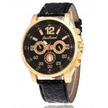 Мужские часы Leo all black черные mw10-01
