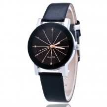 Часы наручные женские QUARTZ черные (мал.) 56-02