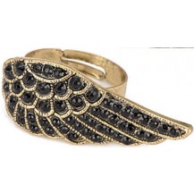 Кольцо Angel Wing (tb370) Black