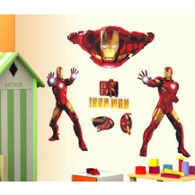 Интерьерная наклейка на стену Iron man (AY9068)