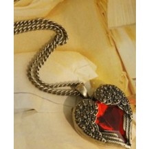 Ретро подвеска Сердце Ангела (tb584)