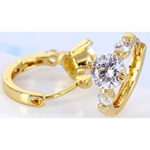 Серьги Gold Filled с цирконами (GF30)