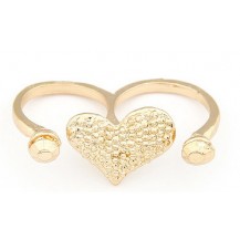 Кольцо на два пальца Heart (TB269)