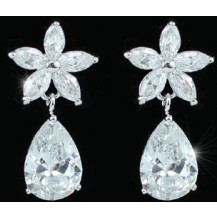 Серьги Crown Earrings use Swarovski Crystal SE292 