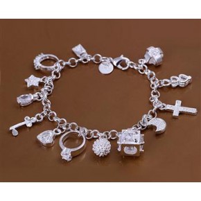 Браслет Tiffany (TF49). Покрытие серебром 925