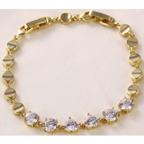 Браслет Gold Filled с цирконами (GF44)