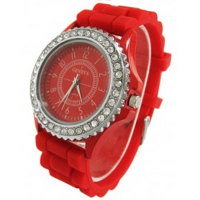 Часы женские GENEVA Luxury Женева Красные